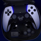 The DualSense Edge controller in its case.